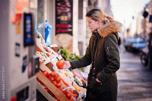 Fresh Produce Market Shopping