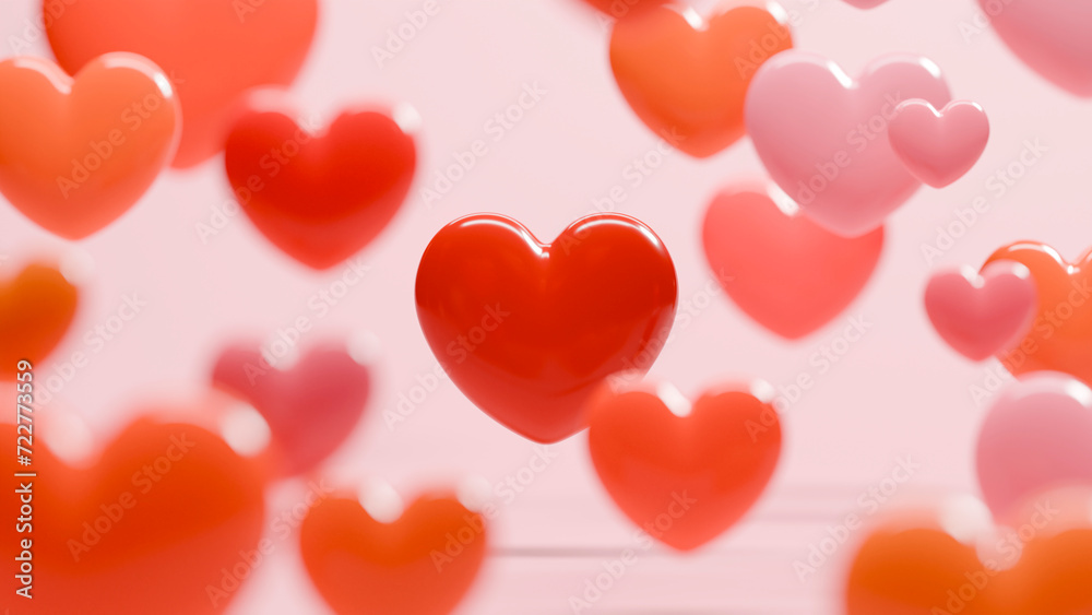 Various heart shapes to convey love with your heart for a happy Valentine's Day. Various heart shapes to convey love with your heart for a happy Valentine's Day.