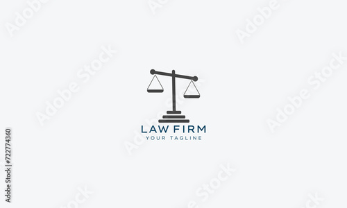 Attorney and lawyers logo design vector template