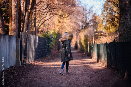 Embracing Nature on a Forest Path © Иванна Емельянова