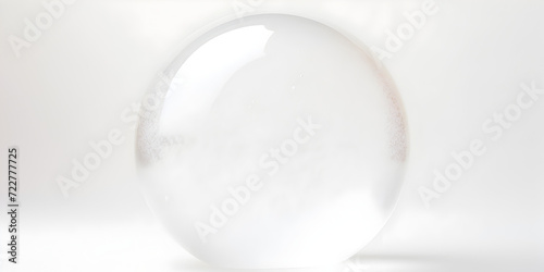 big bubble isolated on white background