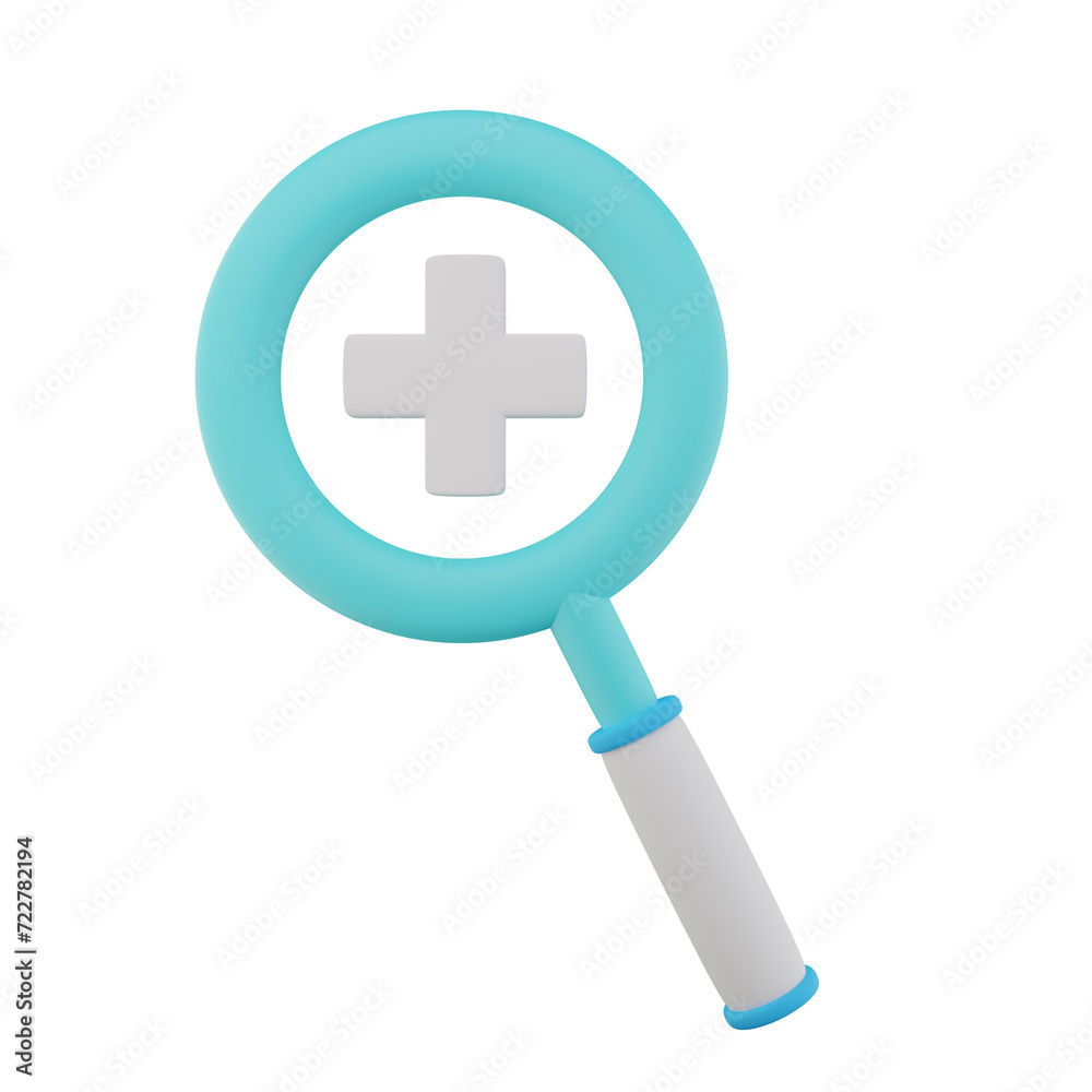 Obraz premium 3D Zoom in Icon