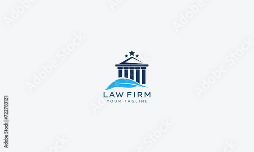 Attorney and lawyers logo design vector template