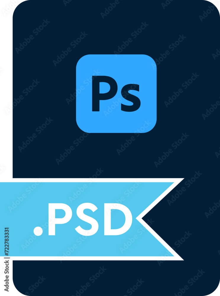 PSD File format icon Midnight fill PSD File format icon Midnight fill