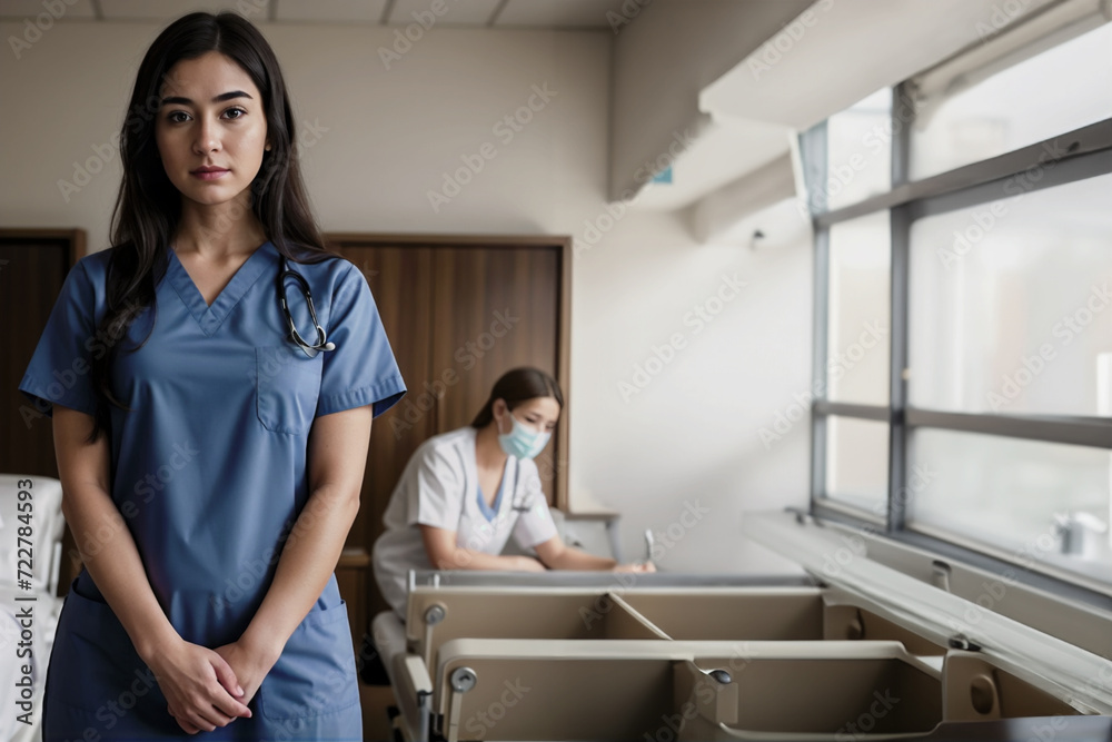 Fototapeta premium Ritratto di una sudentessa Infermiera II