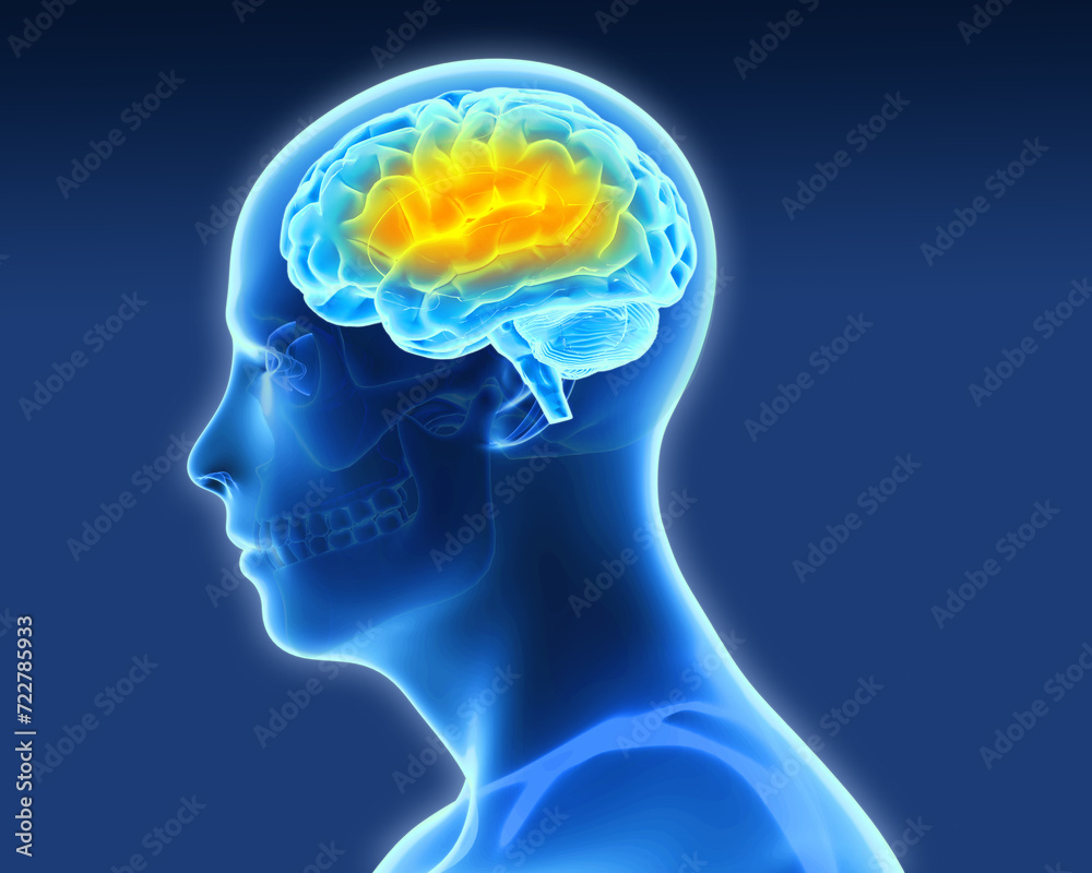 Obraz premium headache 3D illustration render