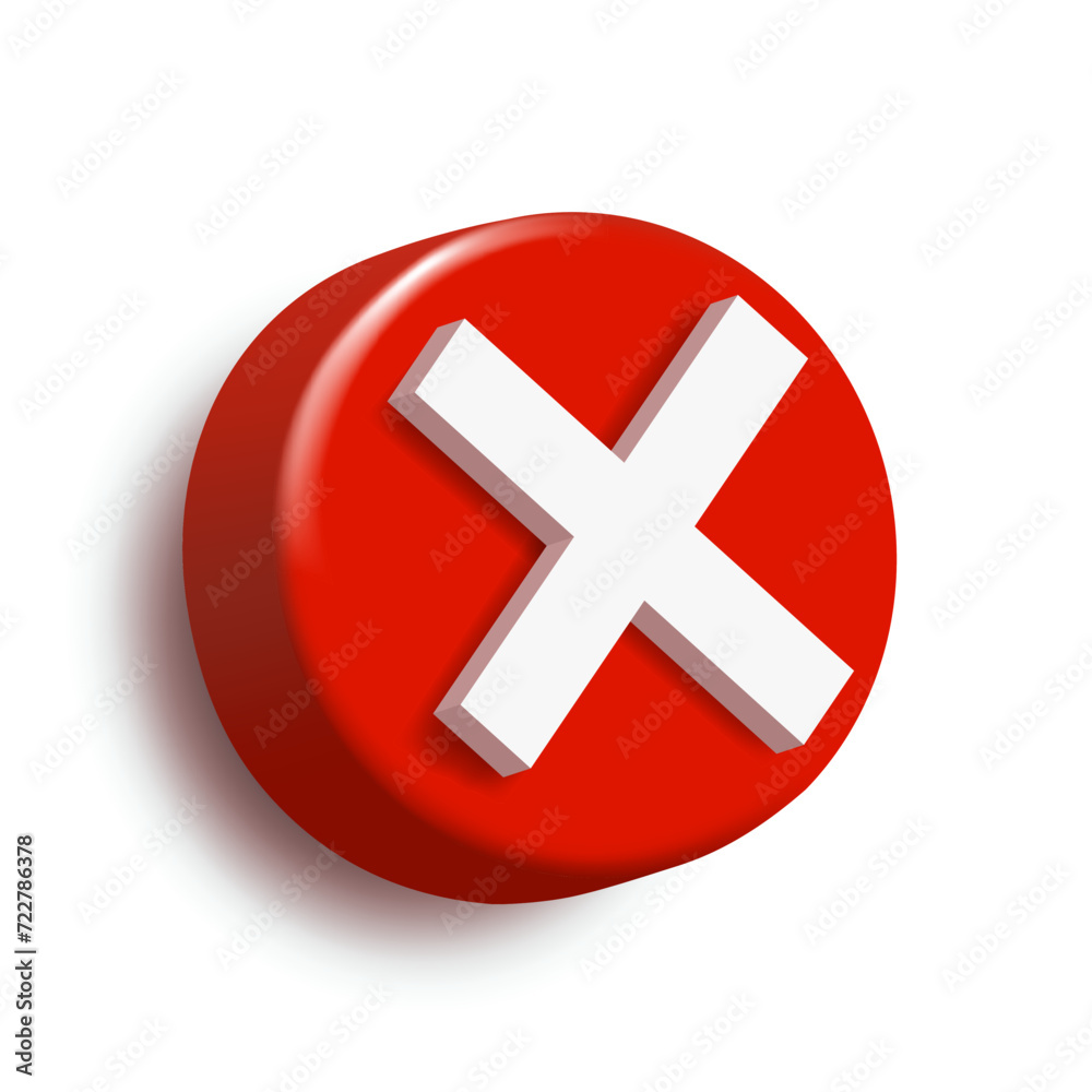 3D check mark. Vector clipart isolated on white background. 3D check mark. Vector clipart isolated on white background.