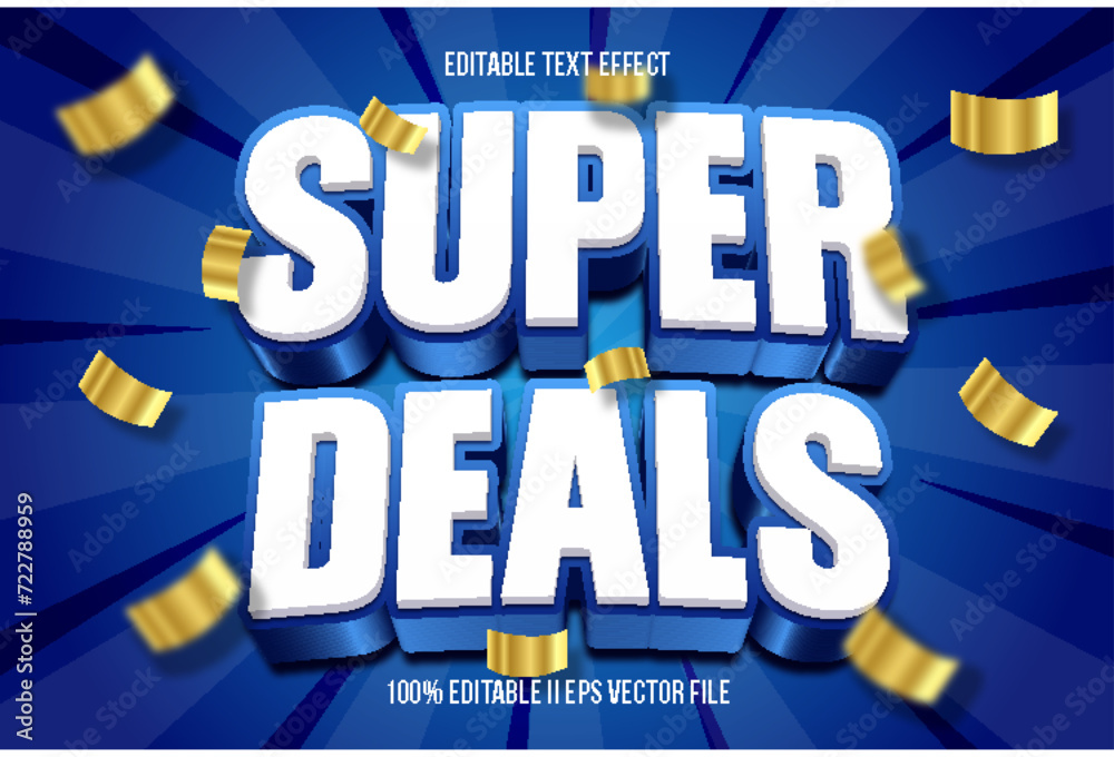 Super Deals Editable Text Effect 3d Emboss Gradient Style