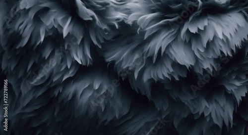 black cat fur texture background photo