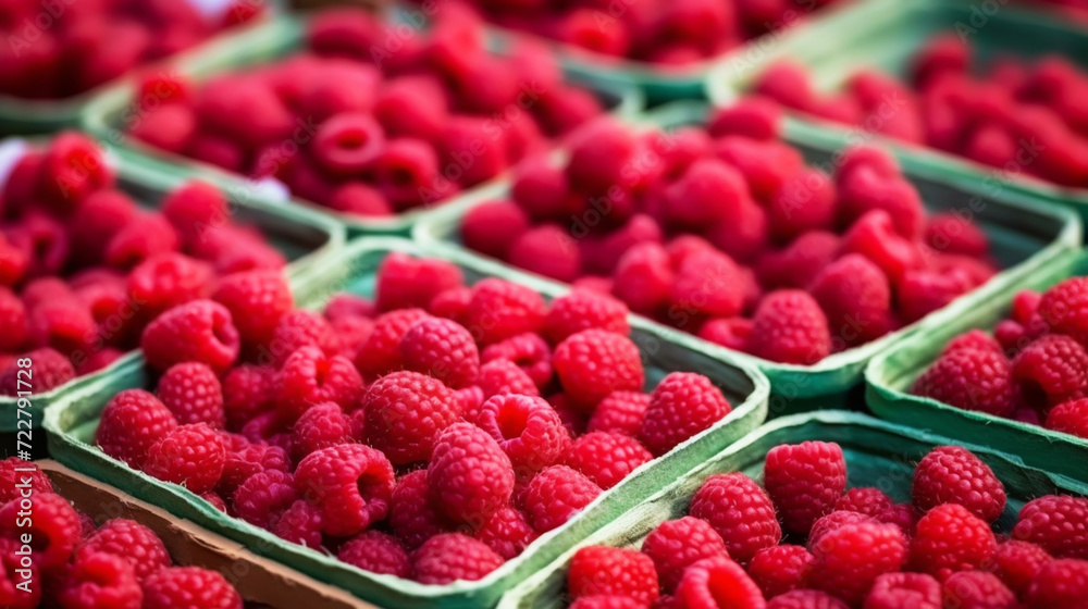 : ripe strawberries arranged on thin wooden box, showcased at a vibrant street food market, capturing the essence of summer and providing a tempting treat. : ripe strawberries arranged on thin wooden box, showcased at a vibrant street food market, capturing the essence of summer and providing a tempting treat.