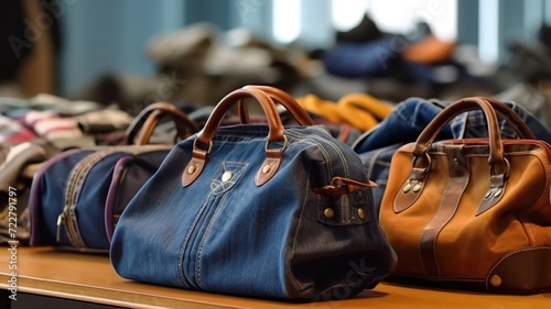 shoes and handbag. generative ai