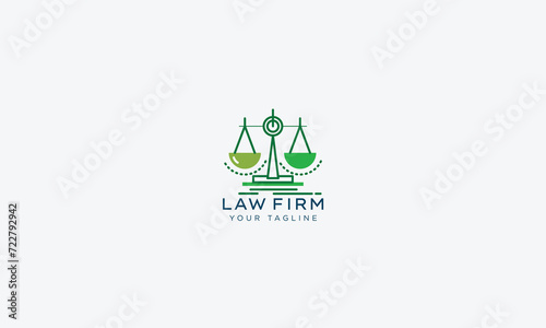 Attorney and lawyers logo design vector template