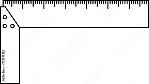 Try S Square Outline Vector Illustration