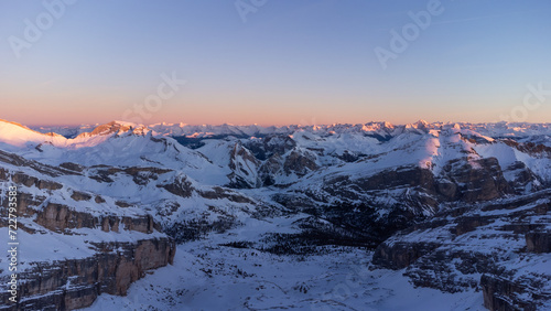 Quadro em tela Alba al Bivacco della Pace - Monte Castello - Cortina d'Ampezzo - Dolomiti