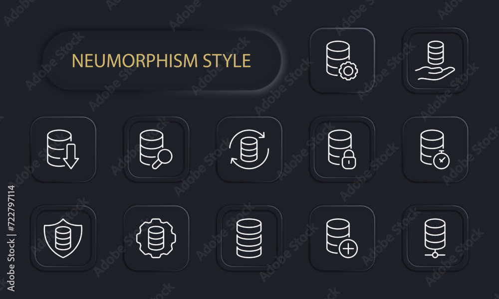 Finance line icon. Coin, gear, timer, shield, investment, money, lock, key, password. Neomorphism style. Vector line icon for business and advertising Finance line icon. Coin, gear, timer, shield, investment, money, lock, key, password. Neomorphism style. Vector line icon for business and advertising