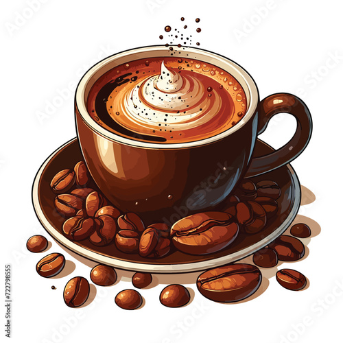 Brewtiful vectors & illust. for coffee lovers! 