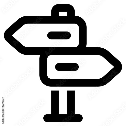 road sign icon