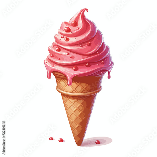Dive into a world of frosty sweetness with our collection of  Ice Cream Cone Vectors & Illustrations!