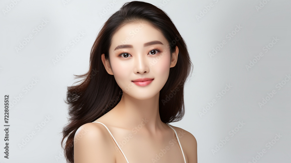 Asian woman for skincare products. Fresh face beautiful. Asian woman for skincare products. Fresh face beautiful.
