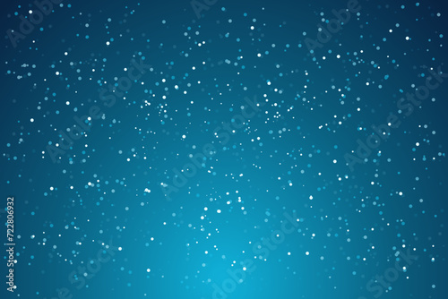 Beautiful night sky with twinkling stars. Vector illustration.
