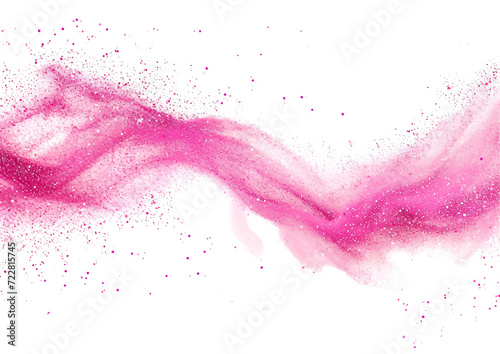 Pink Sparkle And Glitter Dust Effect