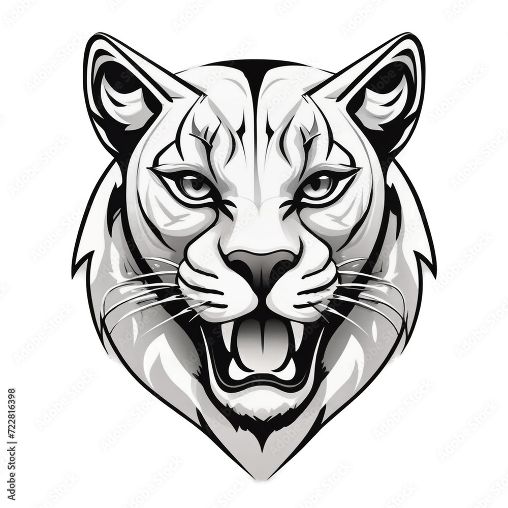 head of tiger head of tiger