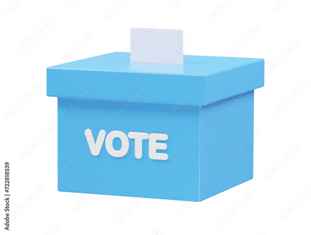 Vote icon illustration 3d rendering Vote icon illustration 3d rendering