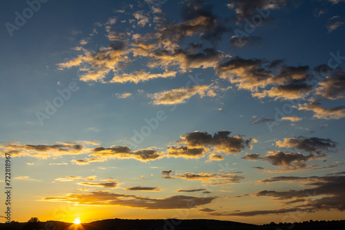 The background of beautiful sky, colorful of sky