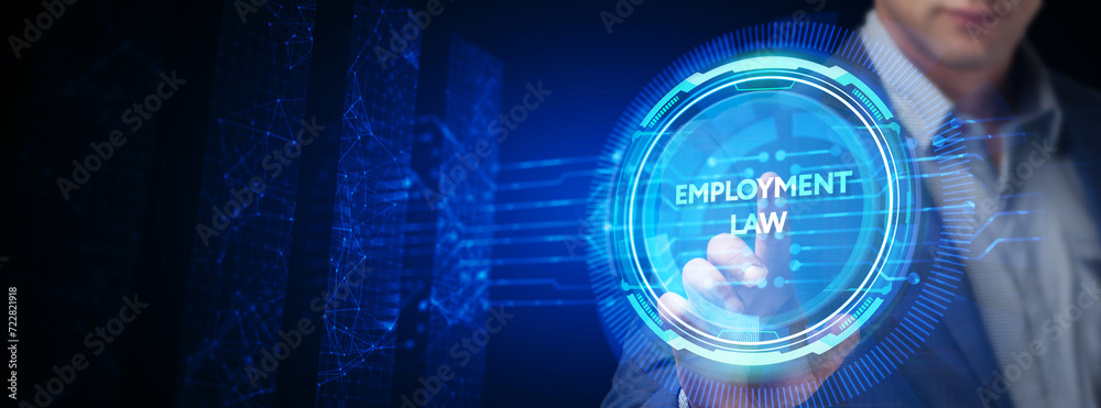 Business, Technology, Internet and network concept. Employment Law. Business, Technology, Internet and network concept. Employment Law.