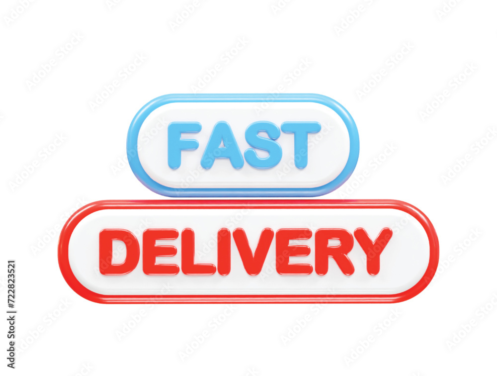 Delivery icon 3d illustration transparent element Delivery icon 3d illustration transparent element