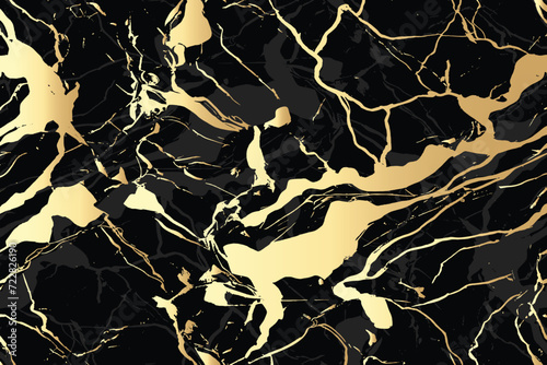 Black marble with golden veins. Black golden natural texture of marble. abstract black, white, gold and yellow marbel. hi gloss texture of marble stone for digital wall tiles design illustration
