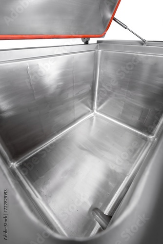 industrial ice maker, food production, isolated