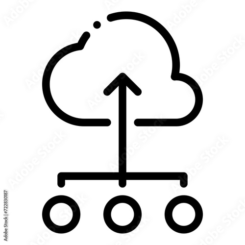cloud hosting icon