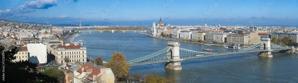 Fototapeta premium Budapest vue panoramique