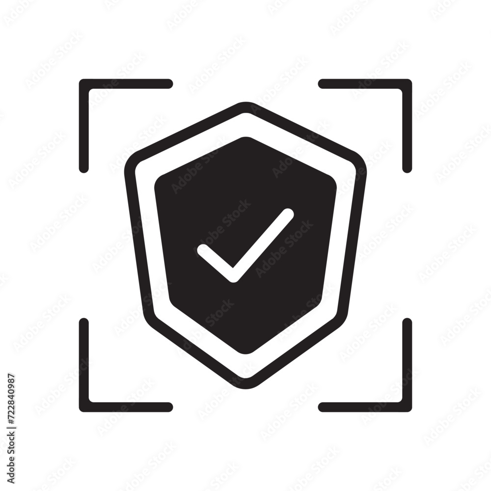 Security guard icon vector illustration Security guard icon vector illustration