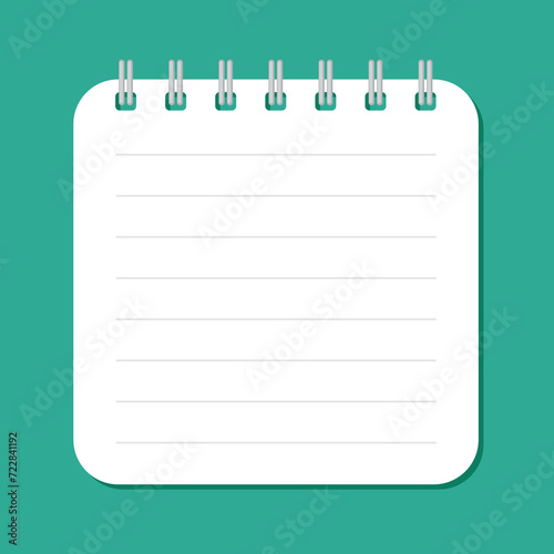 note or paper memo isolated