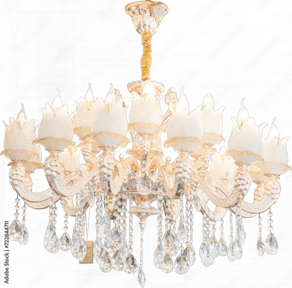 Classic Chandelier cut isolated background
Classic Chandelier cut isolated background