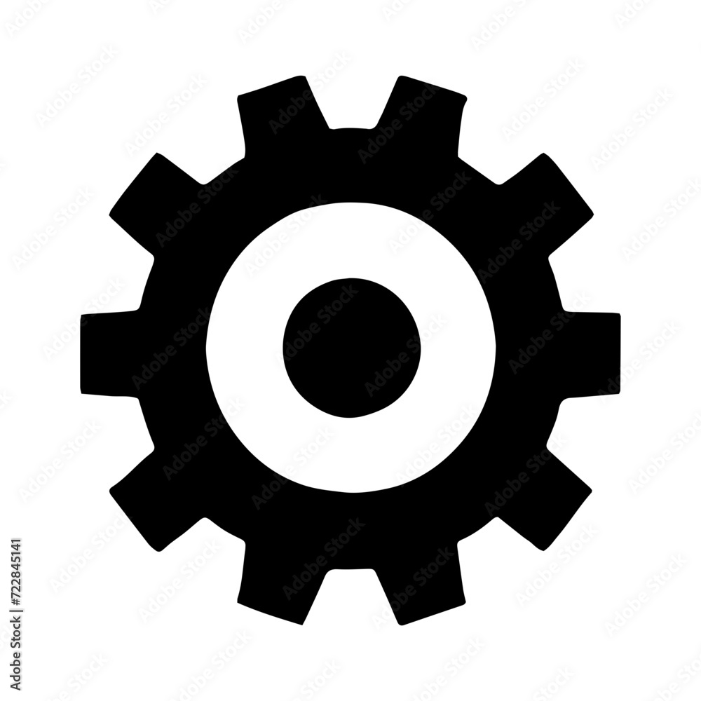 gear icon vector illustration