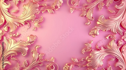 Wallpaper Mural royal pink background for ladies products, royal pink background, luxury pink background, makeup background, queen crown in a pink background, decorative pink home,  Torontodigital.ca