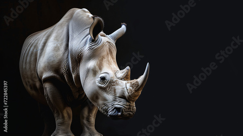 White Rhino studio portrait