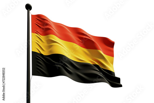 Simple 3D Germany flag PNG object