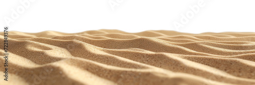 Desert sand on a transparent background