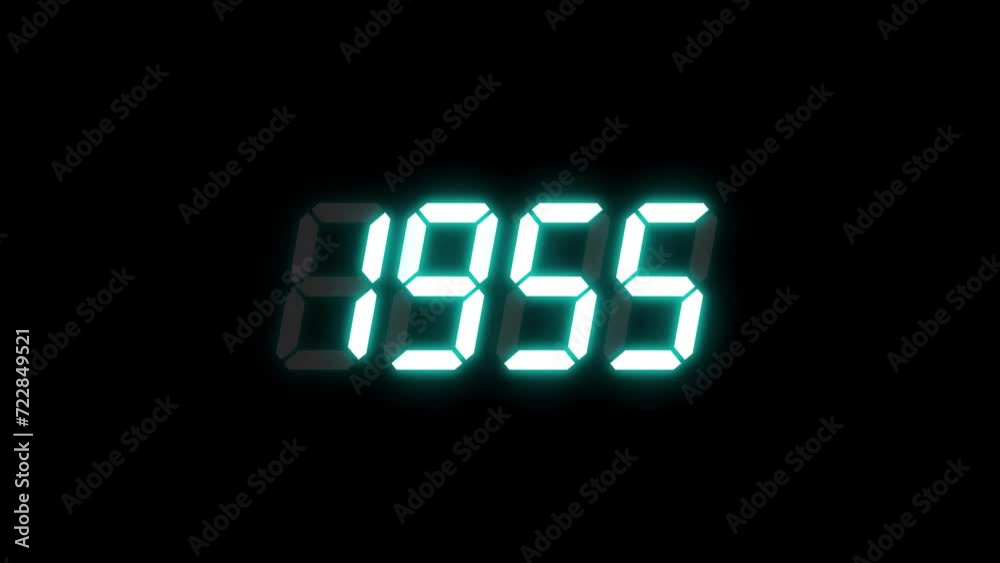 Digital counter counting up from 1900 to 2025. Number counter for happy new year etc. (4K footage motion video) Digital counter counting up from 1900 to 2025. Number counter for happy new year etc. (4K footage motion video)