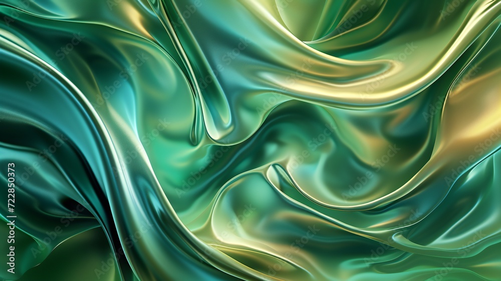 Fototapeta premium Harmonious Cedar Poplar Blend: Intertwining leaves to form harmonized, fluid shapes with gentle swirls.