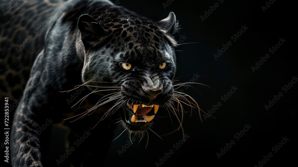 Aggressive Panther