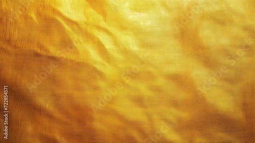 turmeric yellow, mustard yellow, mild bright yellow abstract vintage background for design. Fabric cloth canvas texture. Color gradient, ombre. Rough, grain. Matte, shimmer 