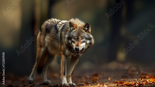 Aggressive Wolf