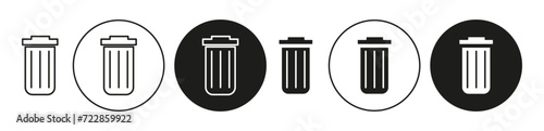 Delete outlined icon contour line vector. Delete flat and simple set design Free Download Delete outlined icon contour line vector. Delete flat and simple set design - GFXLoad