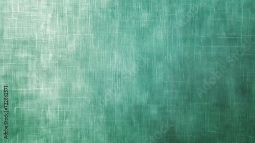 seafoam green, sage green, turqoise green abstract vintage background for design. Fabric cloth canvas texture. Color gradient, ombre. Rough, grain. Matte, shimmer 