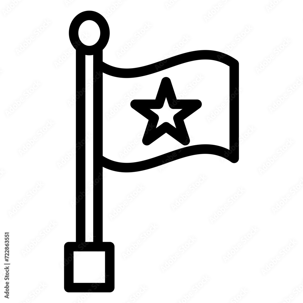 Goal Flag Icon Style Goal Flag Icon Style